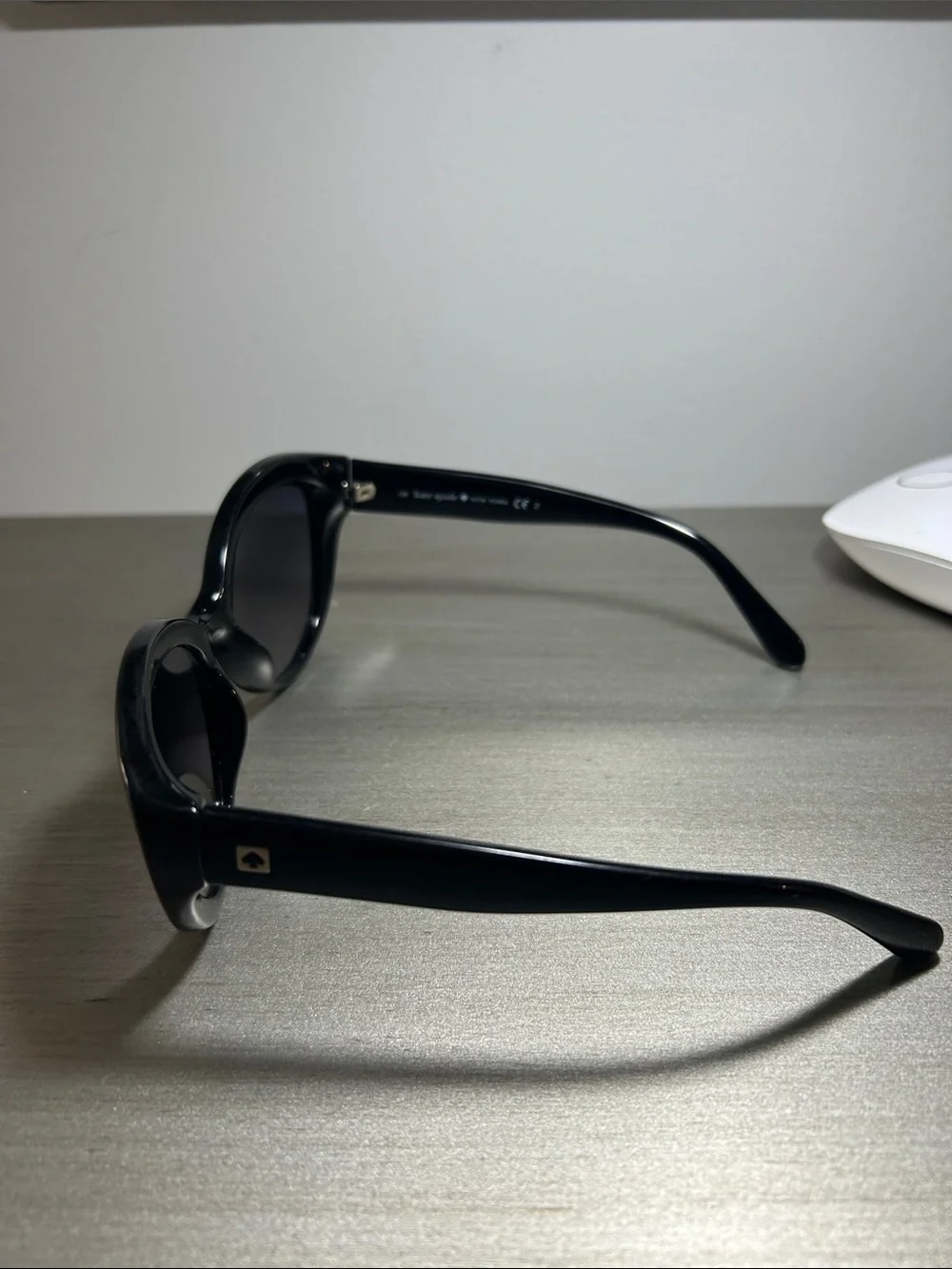 kate spade Black Sunglasses with Turquoise Hard Case